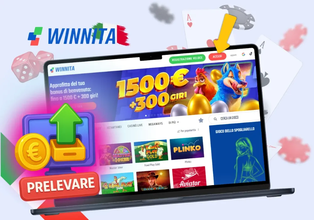 Winnita Italia: casino online, app, bonus e accesso al conto